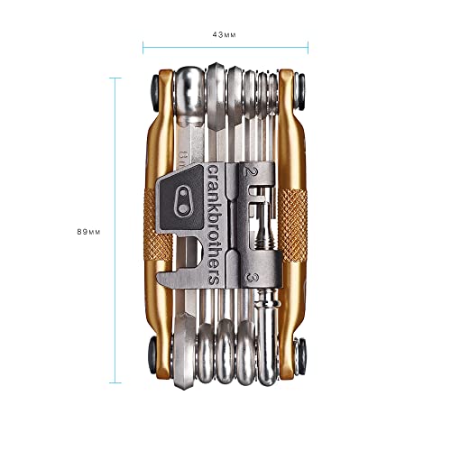 Gold MTB Multi-Tool: 17-in-1 Bike Tool for Mountain Bikers