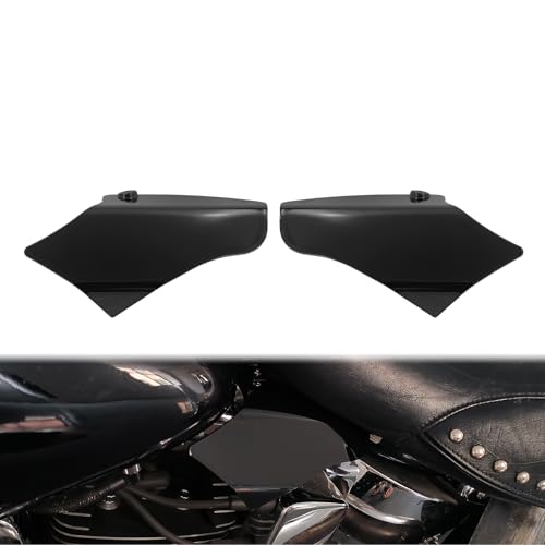 Heat Shield Deflector Saddle Seats for Harley Softail Models 2000-2017