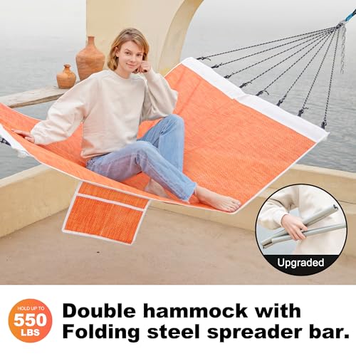 Sunset 14ft Portable Outdoor Hammock for 2 People with Accessories